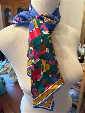 Vintage Save the Children silk scarf